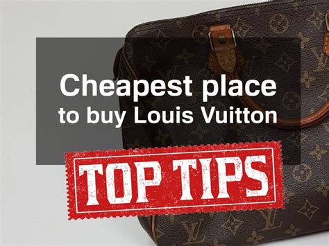 cheapest place to buy lv.